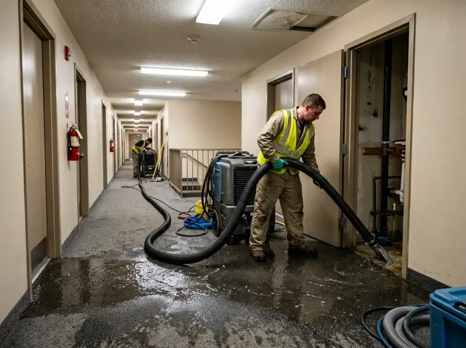 multi-unit-apartment-hallway-f-005 — frequently asked questions, Emergency Burst Pipe Water Extraction & Removal in Snoqualm…